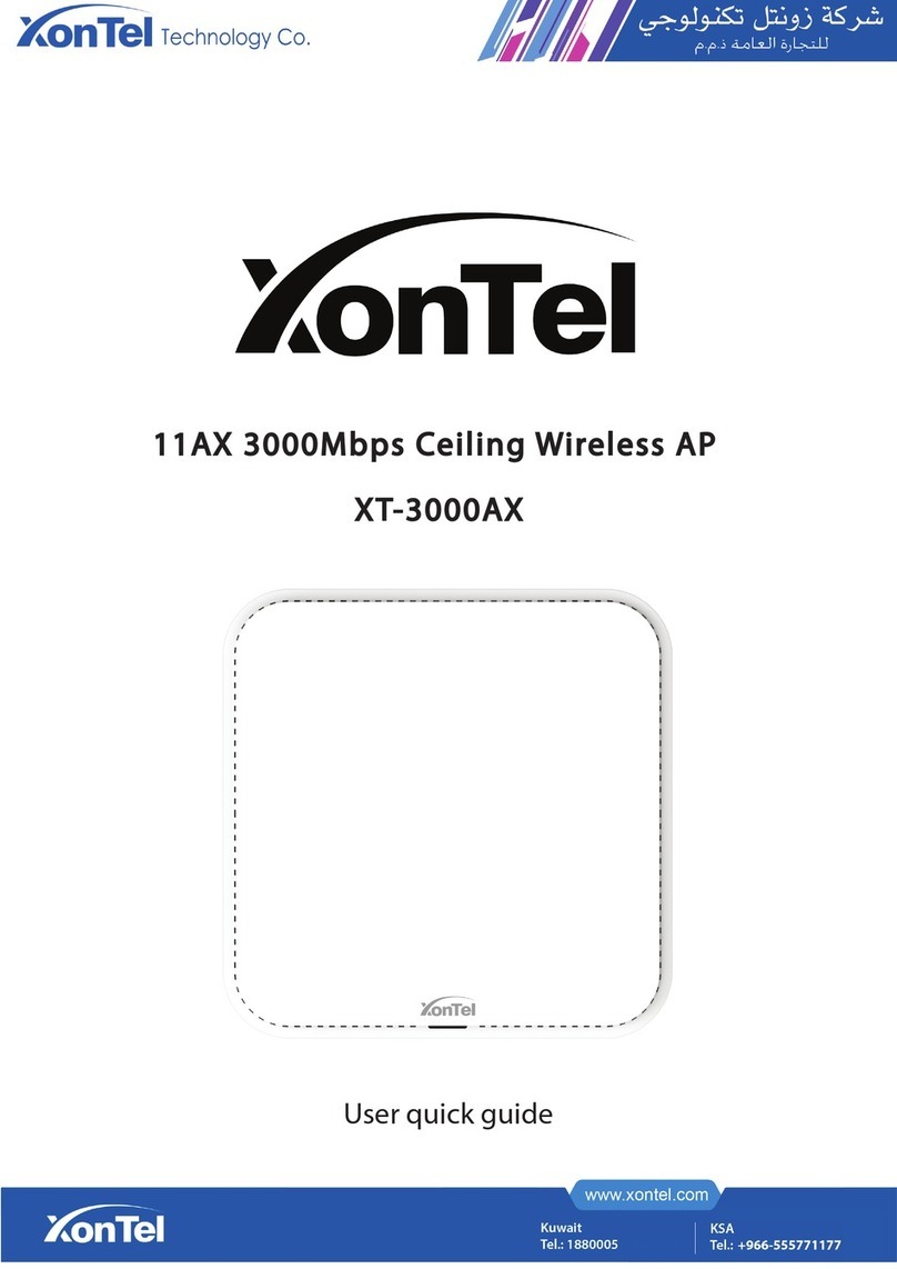 XONTEL XT-3000AX quick start guide