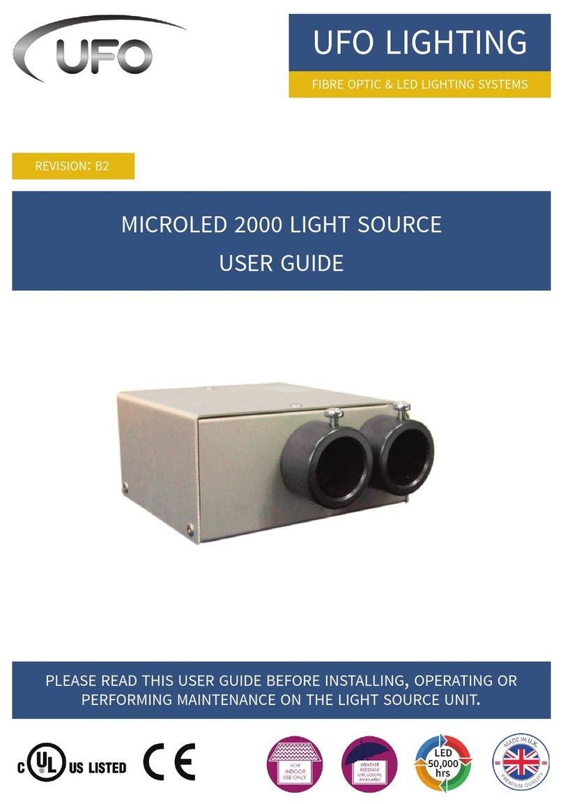 UFO MICROLED 2000 User manual
