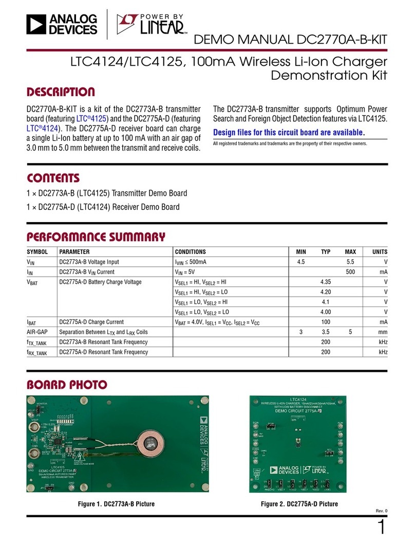 Linear Technology Analog Devices DC2773A-B User manual Linear Technology Analog Devices DC2773A-B User manual