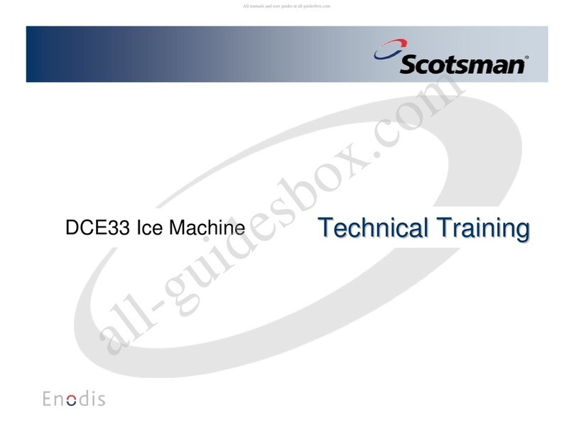 Scotsman Enodis DCE33 Installation guide