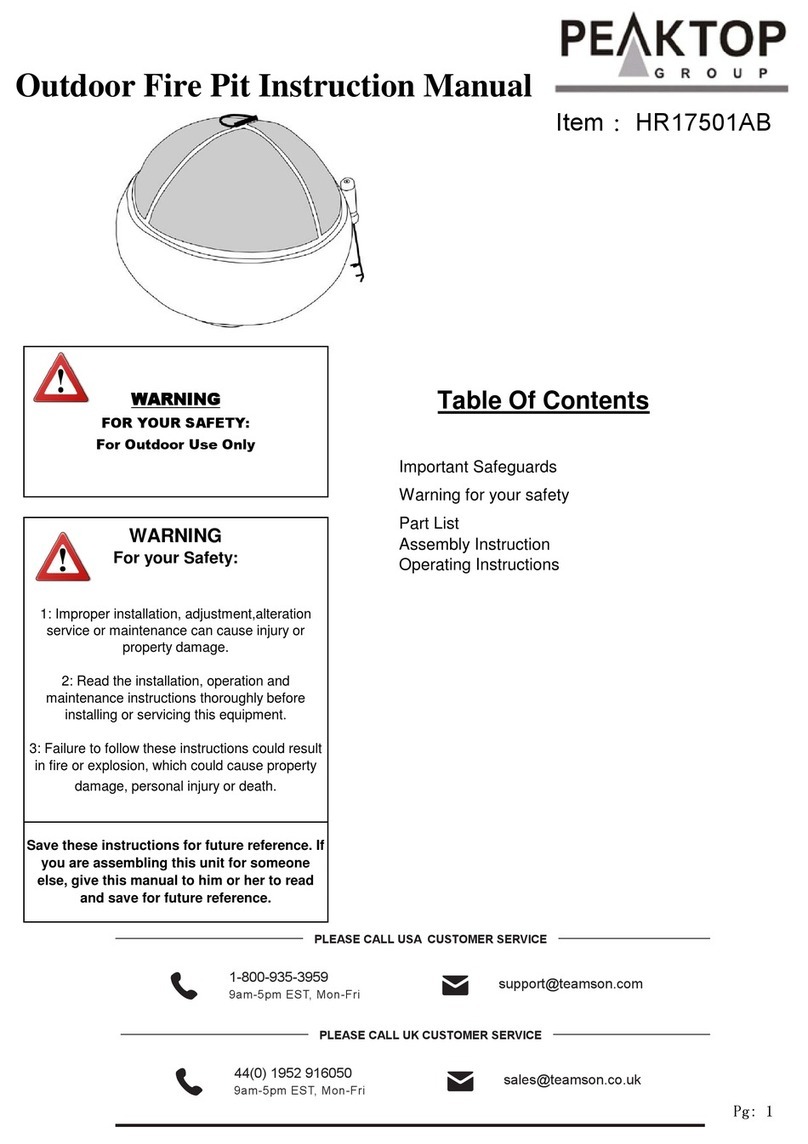 PEAKTOP HR17501AB User manual