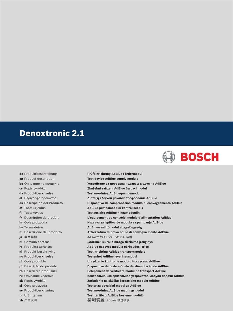 Bosch Denoxtronic 2.1 Technical specifications
