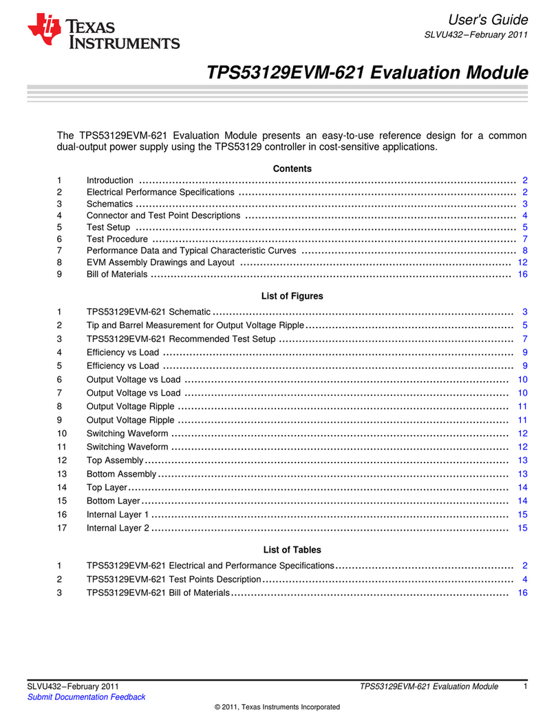 Texas Instruments TPS53129EVM-621 User manual