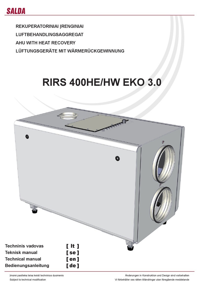 Salda RIRS 400HE/HW EKO 3.0 User manual
