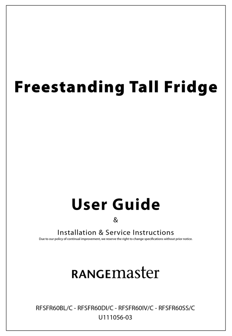 Range Master RFSFR60BL/C User guide & installation & service instructions