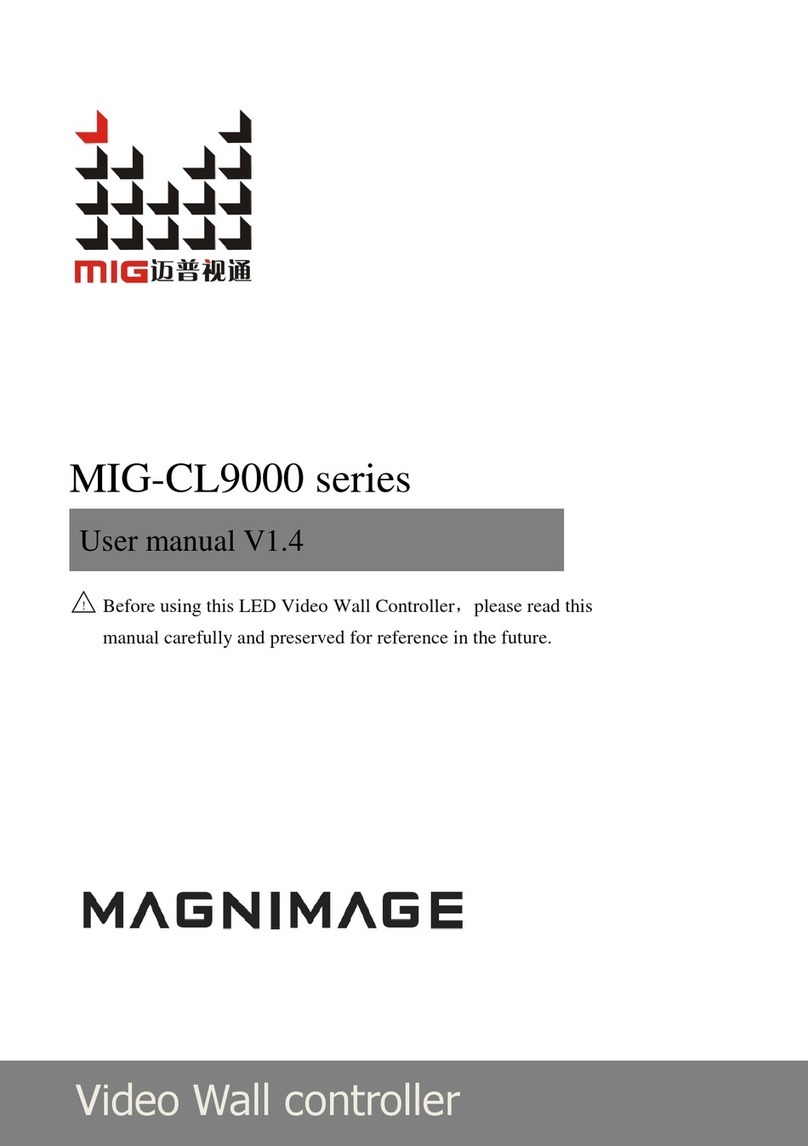 Magnimage MIG-CL9000 Series User manual