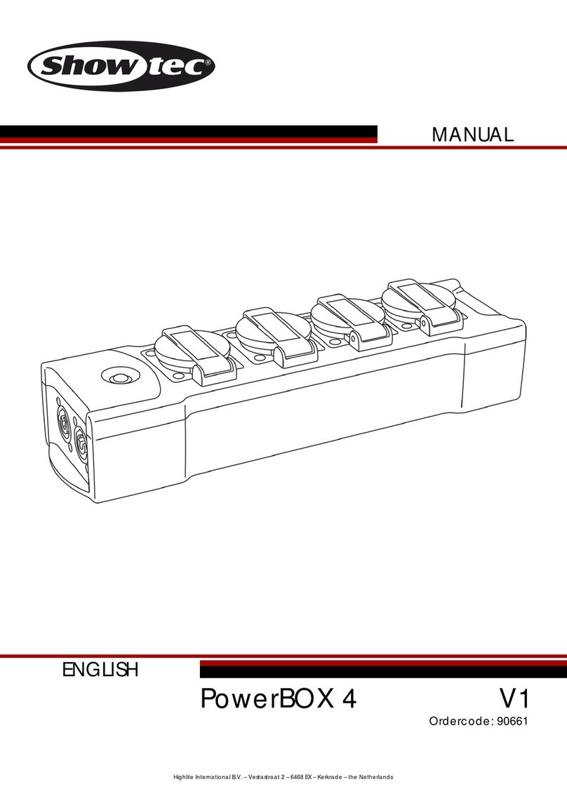 Show Tec PowerBOX 4 User manual