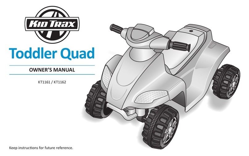 KID Trax Toddler Quad owner's manual