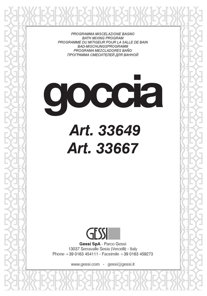 Gessi goccia 33649 manual