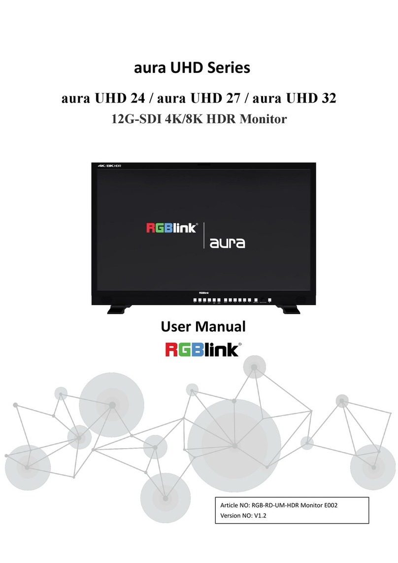 RGBlink aura UHD Series User manual