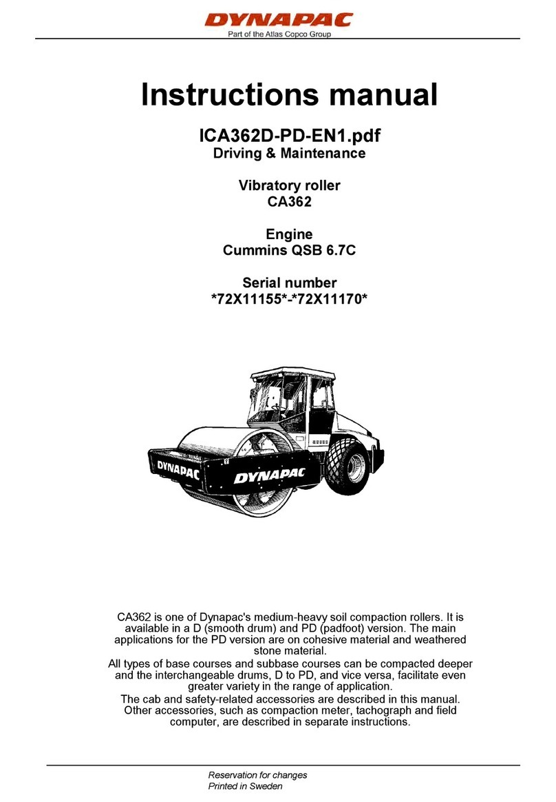 Atlas Copco DYNAPAC CA362 instruction manual
