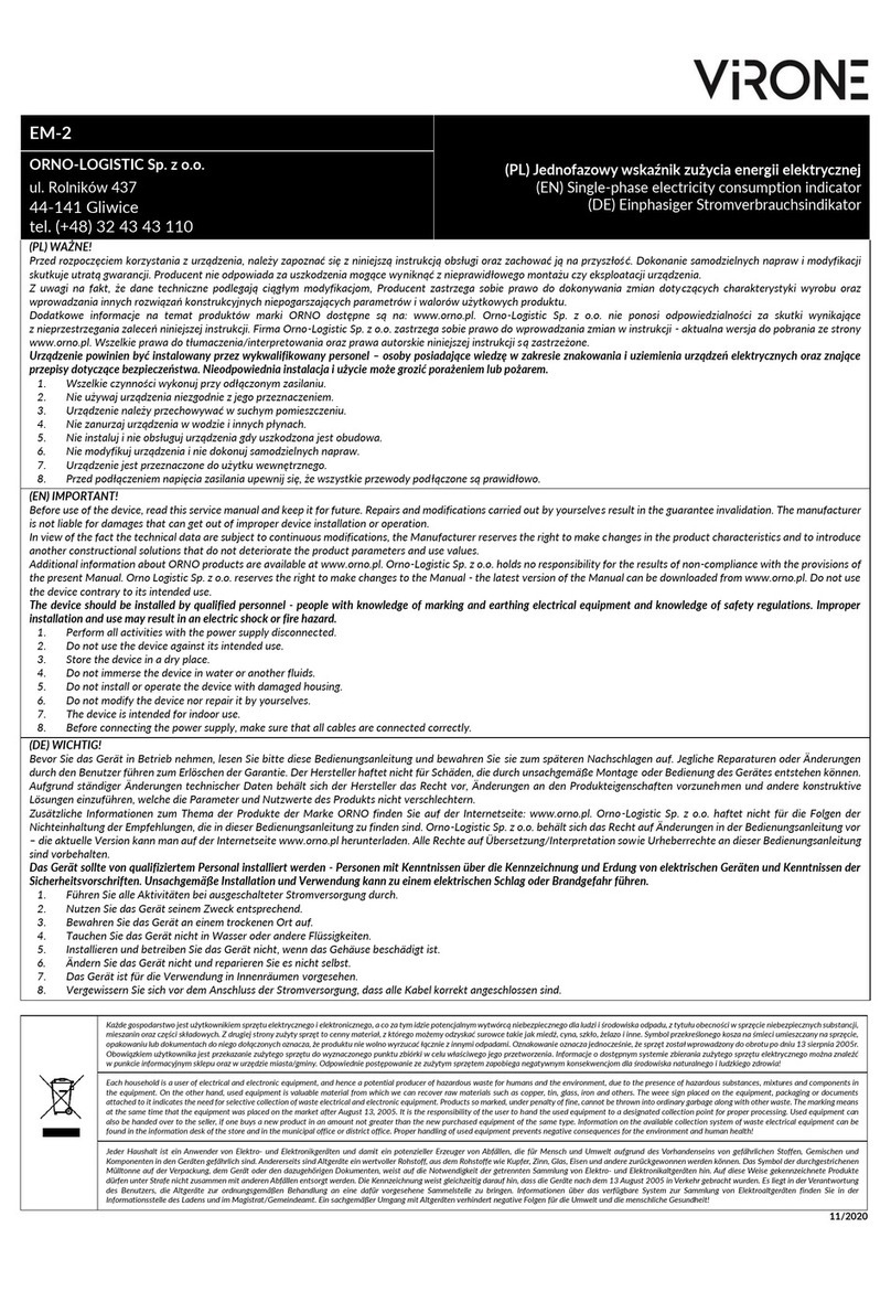 Virone EM-2 User manual