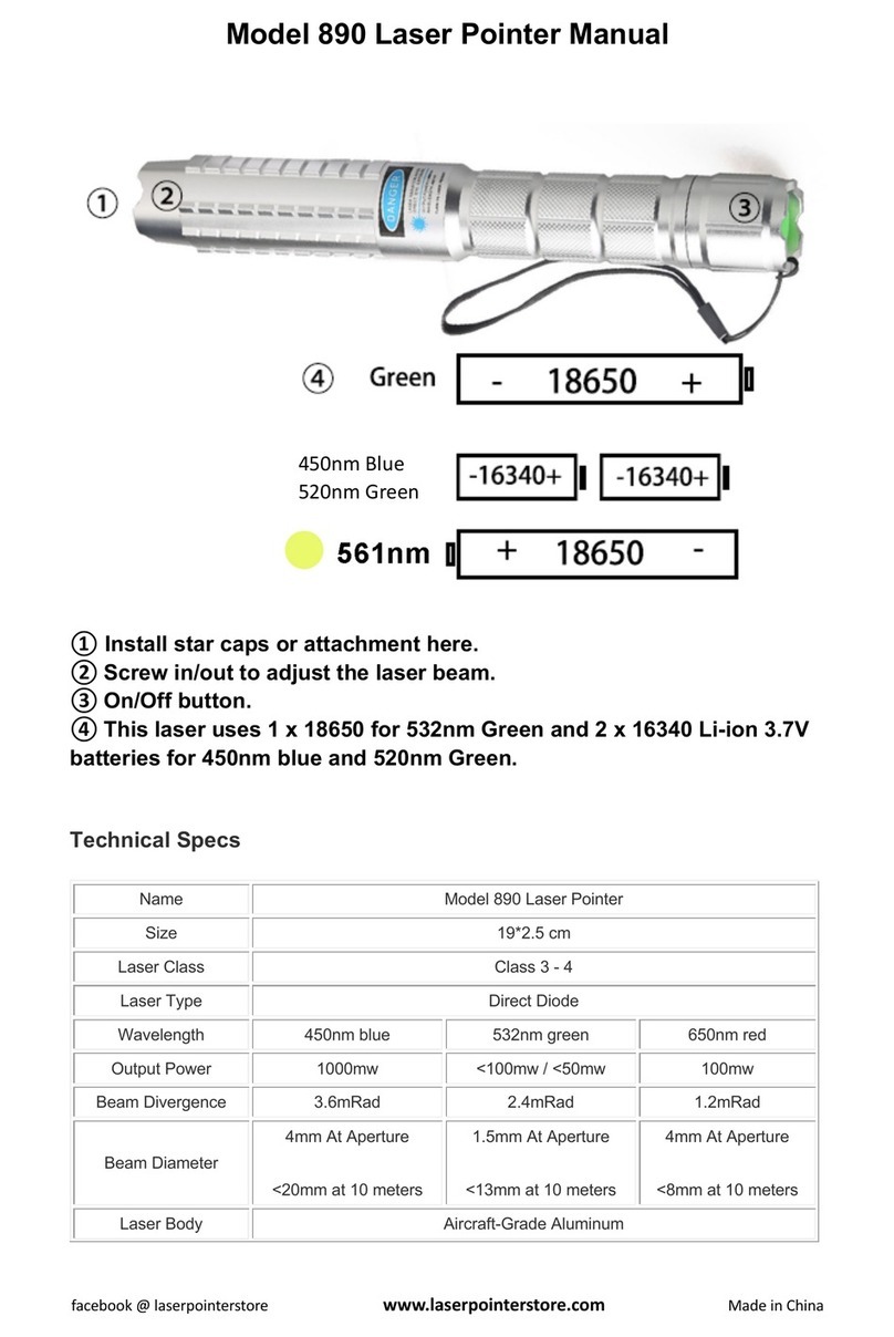 laserpointerstore 890 user manual