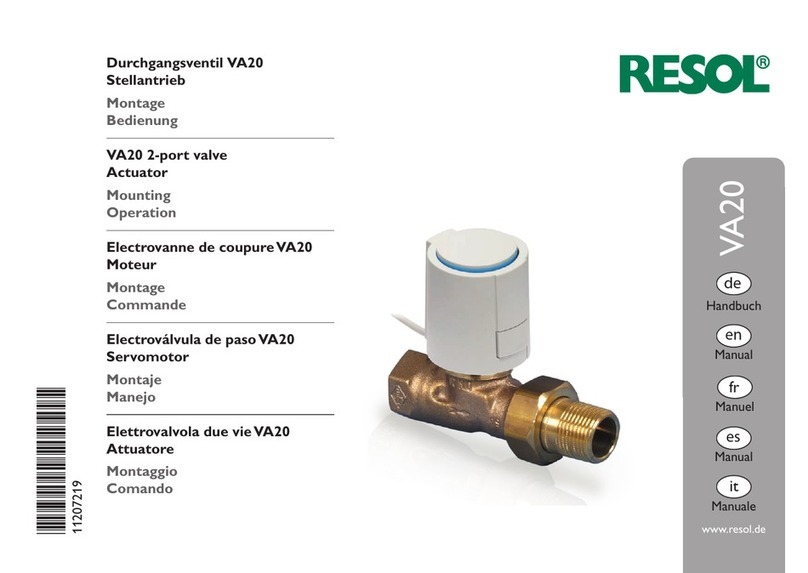 Resol VA20 manual