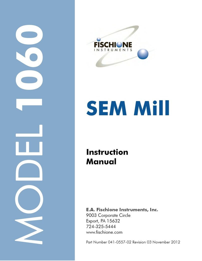 Fischione 1060 SEM Mill instruction manual