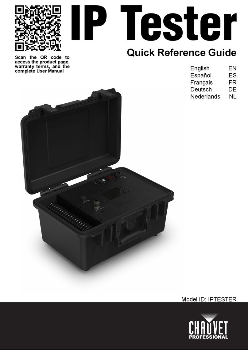 Chauvet IPTESTER Quick reference guide