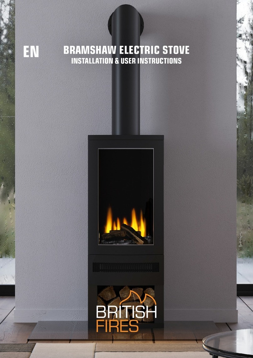 British Fires BRAMSHAW Assembly Instructions
