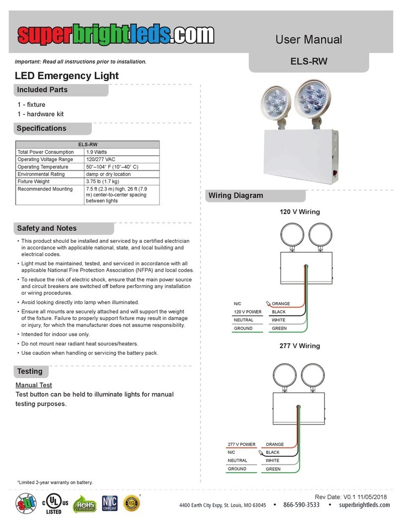 superbrightleds ELS-RW User manual superbrightleds ELS-RW User manual