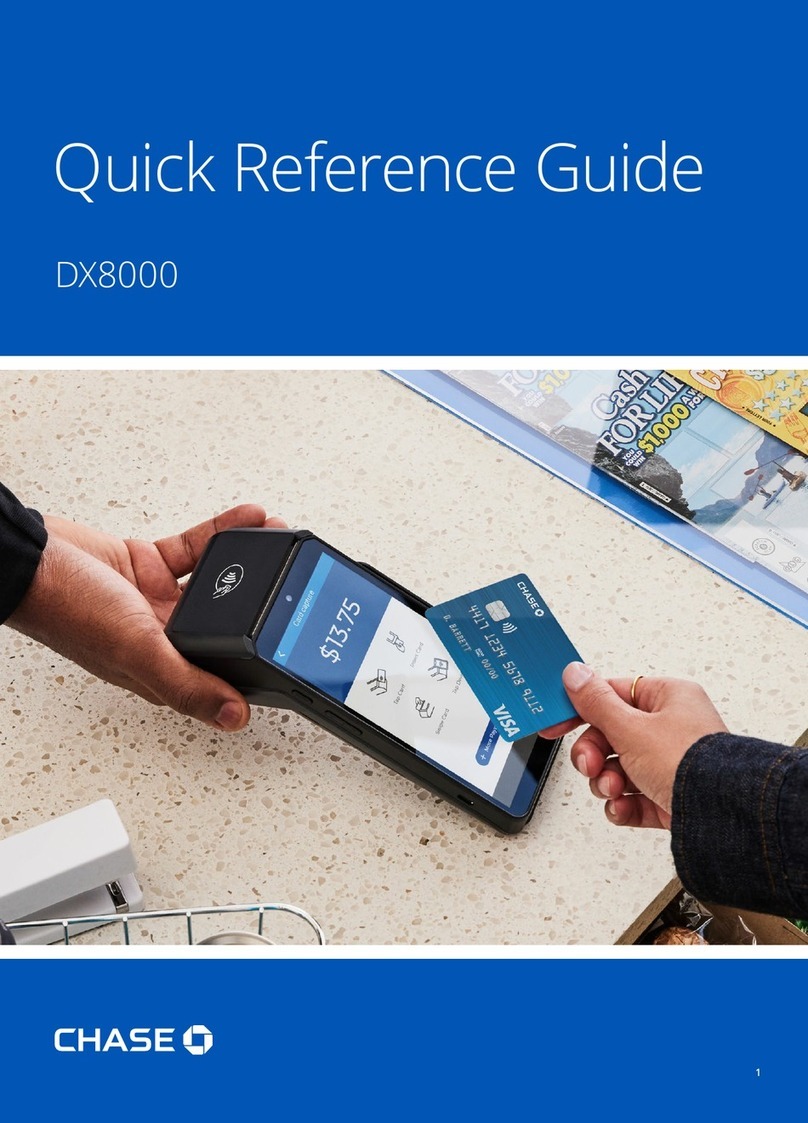 Chase DX8000 Quick reference guide