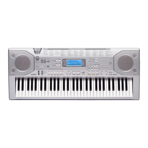 Casio CTK-800 Troubleshooting guide
