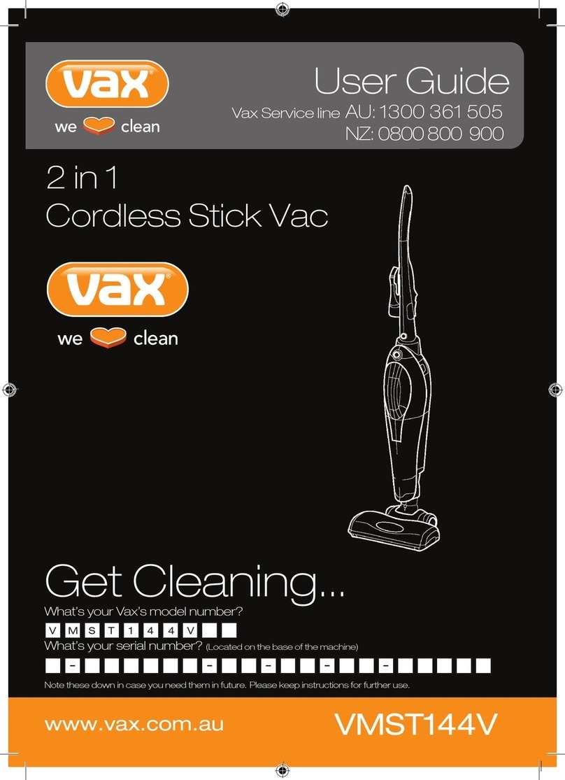 Vax VMST144V User manual Vax VMST144V User manual
