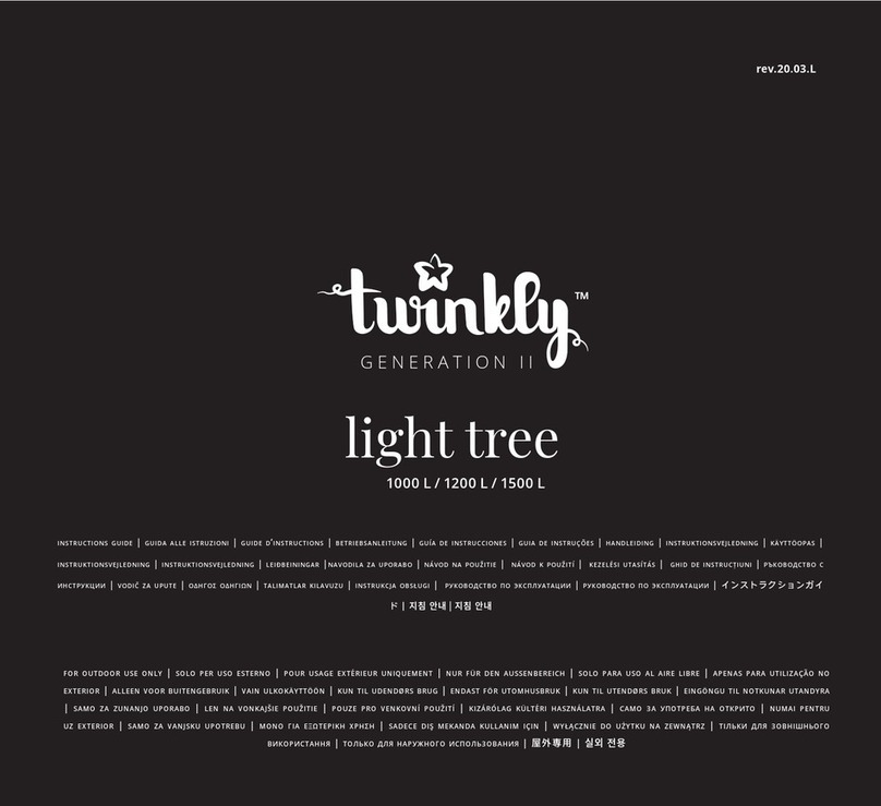 LEDWORKS Twinkly Generation II Light Tree User manual