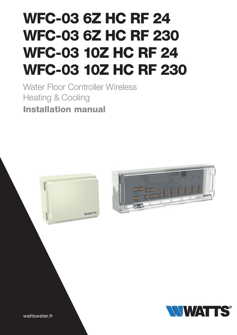 Watts WFC-03 6Z HC RF 24 User manual