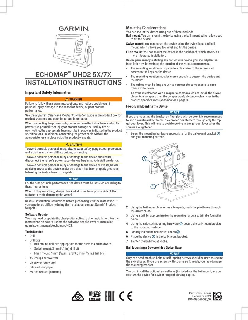 Garmin ECHOMAP UHD2 5X User manual