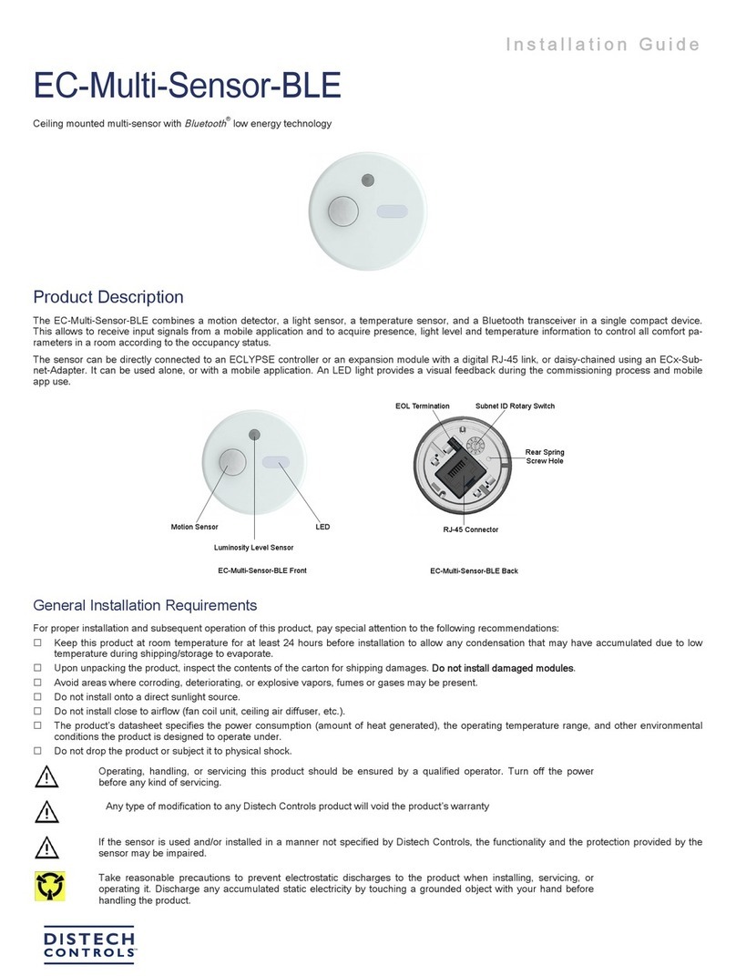 Distech Controls EC-Multi-Sensor-BLE User manual