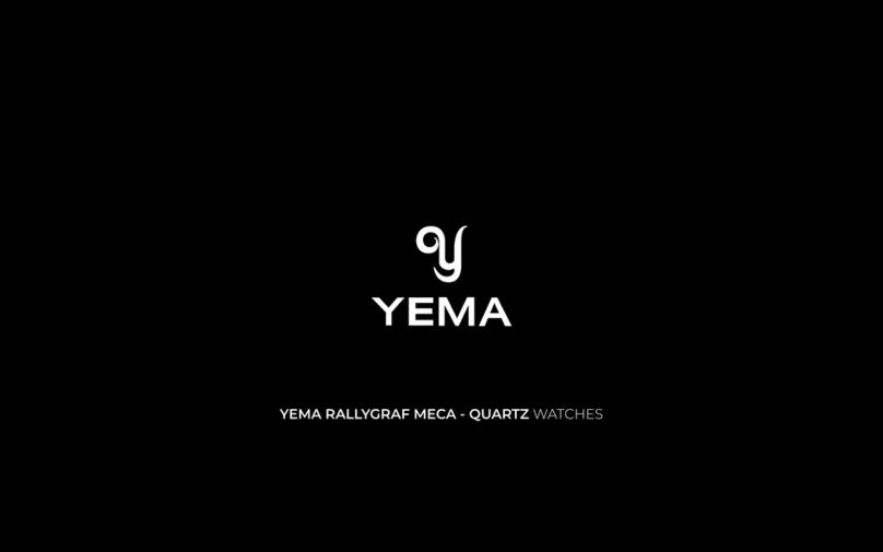 Yema RALLYGRAF MECA-QUARTZ user guide
