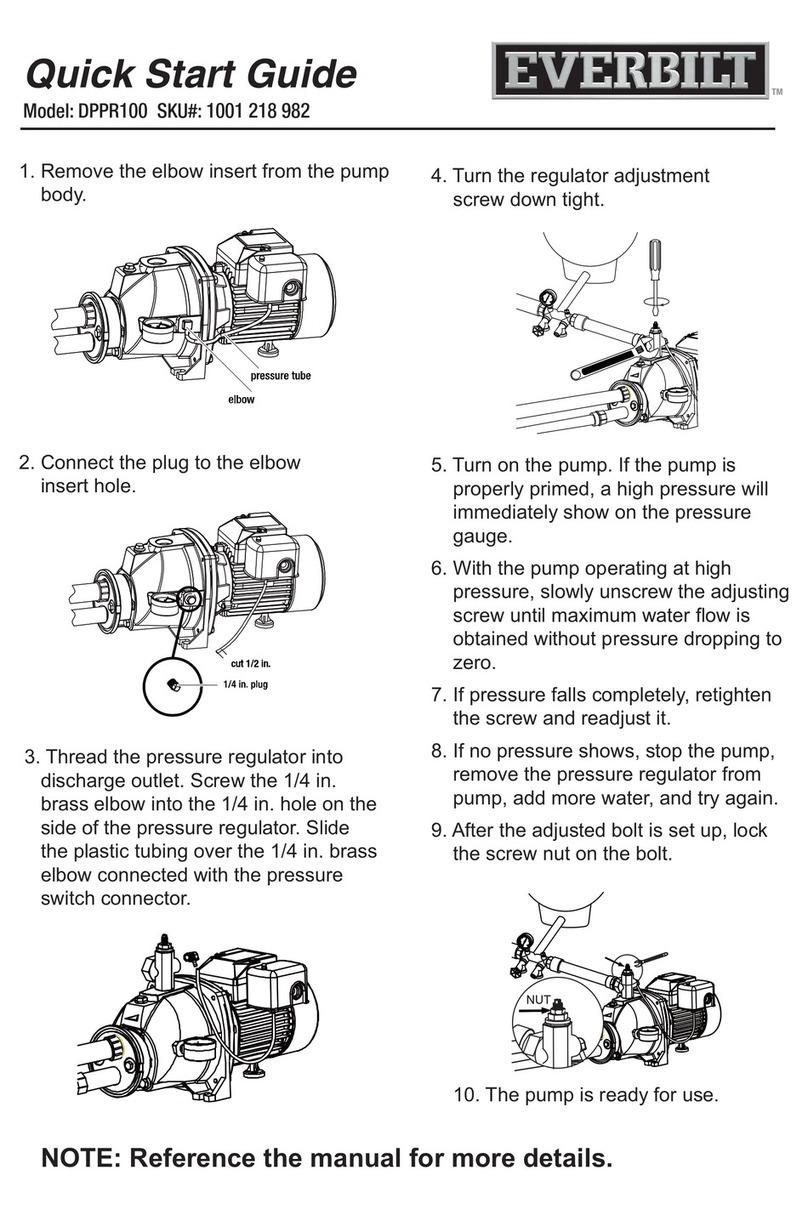 Everbilt DPPR100 quick start guide