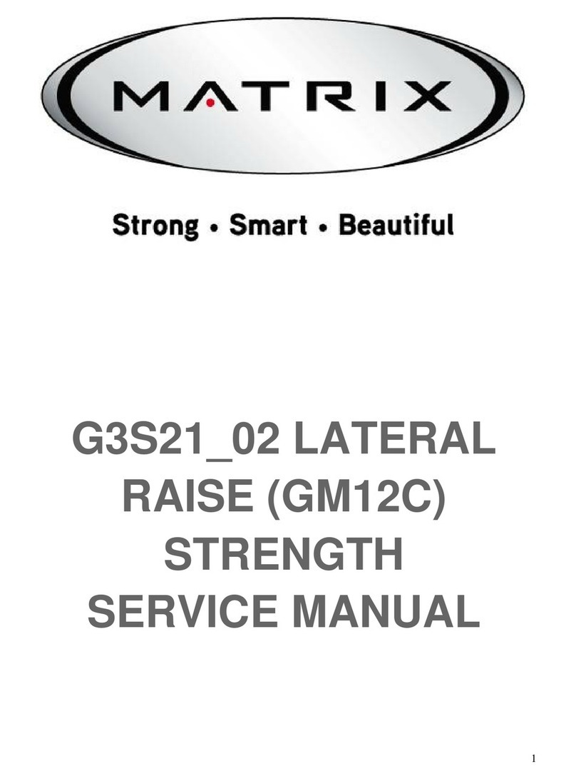 Matrix LATERAL RAISE STRENGTH G3S21 02 Service manual