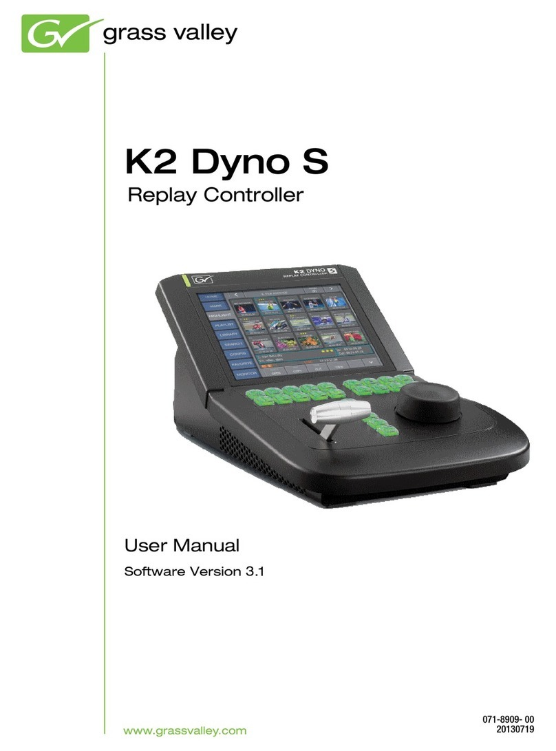 GRASS VALLEY K2 Dyno S user manual GRASS VALLEY K2 Dyno S user manual