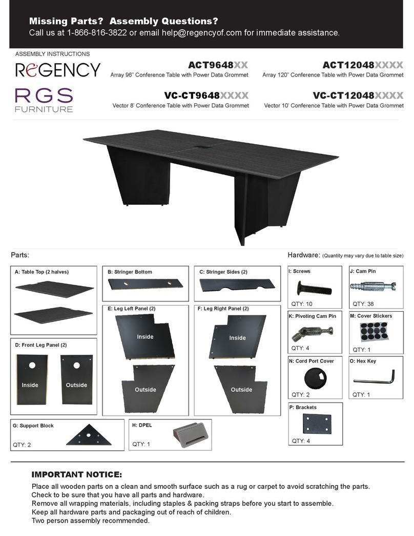 rgs ACT9648 Series Assembly instructions rgs ACT9648 Series Assembly instructions