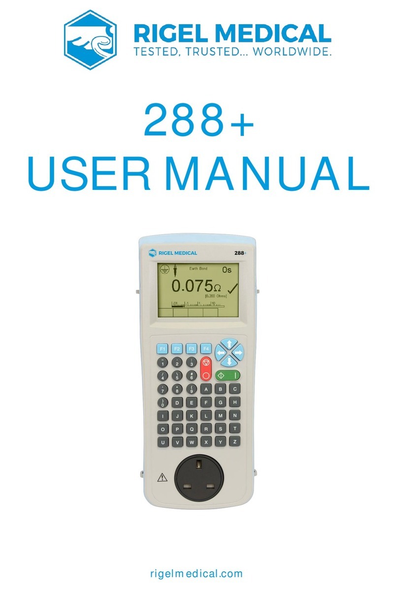 Rigel Medical 288+ user manual Rigel Medical 288+ user manual