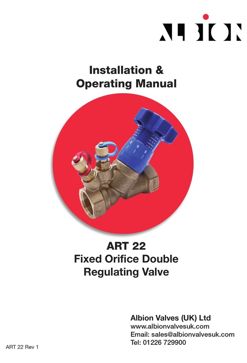 Albion ART 22 Installation instructions