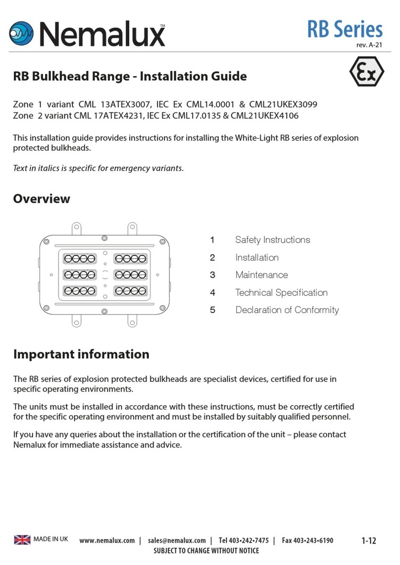 Nemalux RB Series User manual