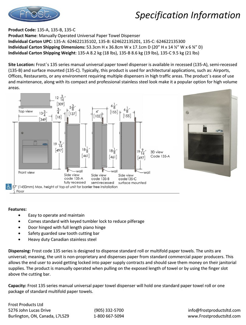 FROST 135 Series specification