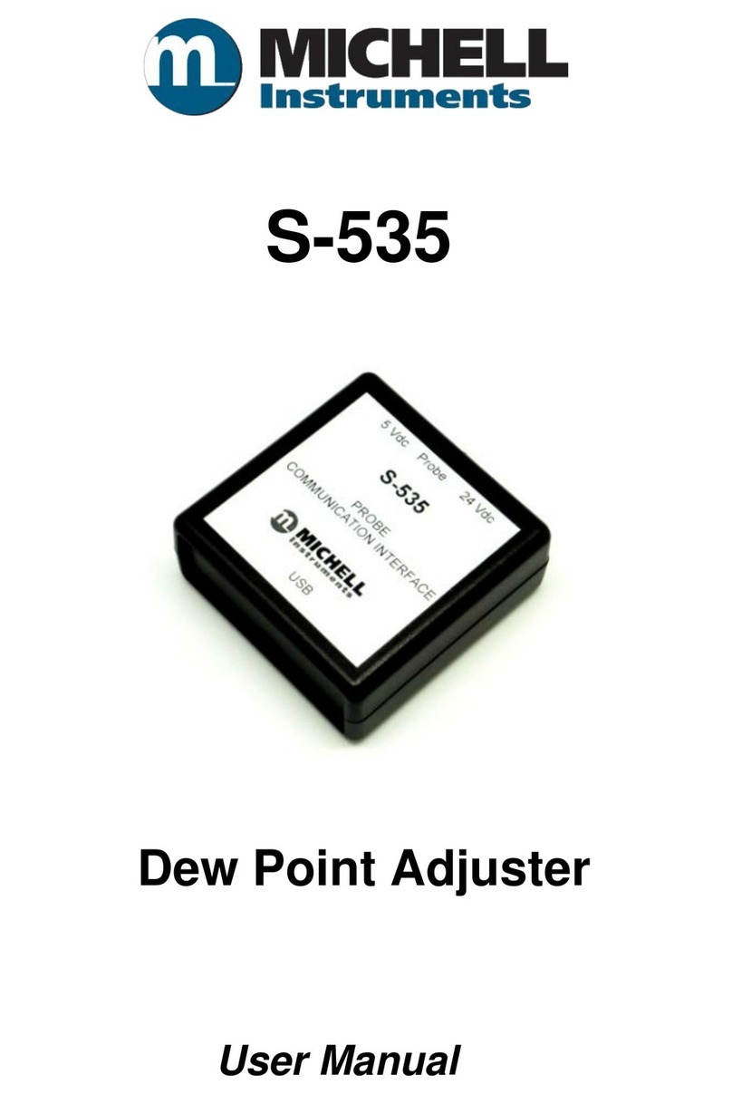 Michell Instruments S-535 user manual