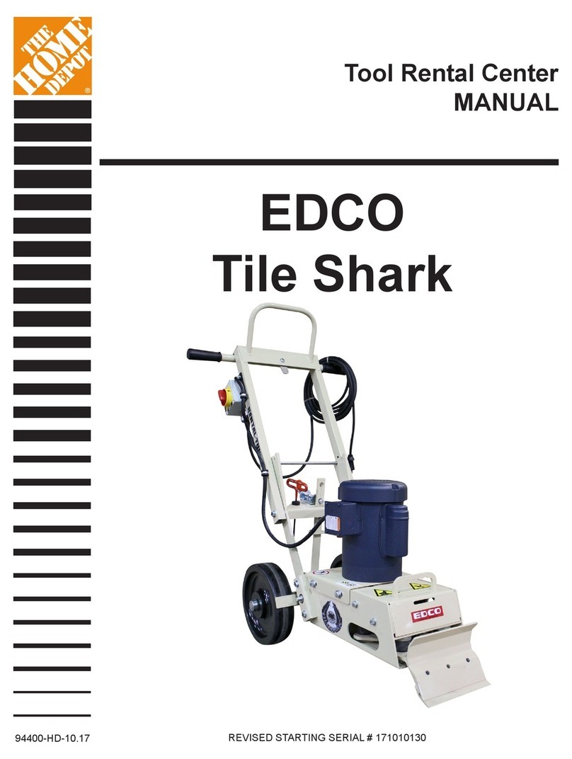 Edco TS8 Operator's instruction manual