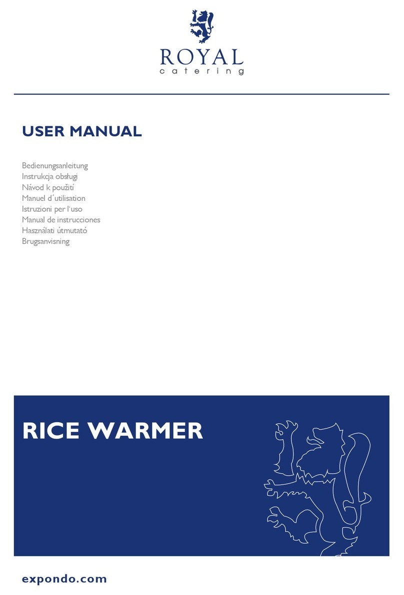 Royal Catering RCRK-1S user manual
