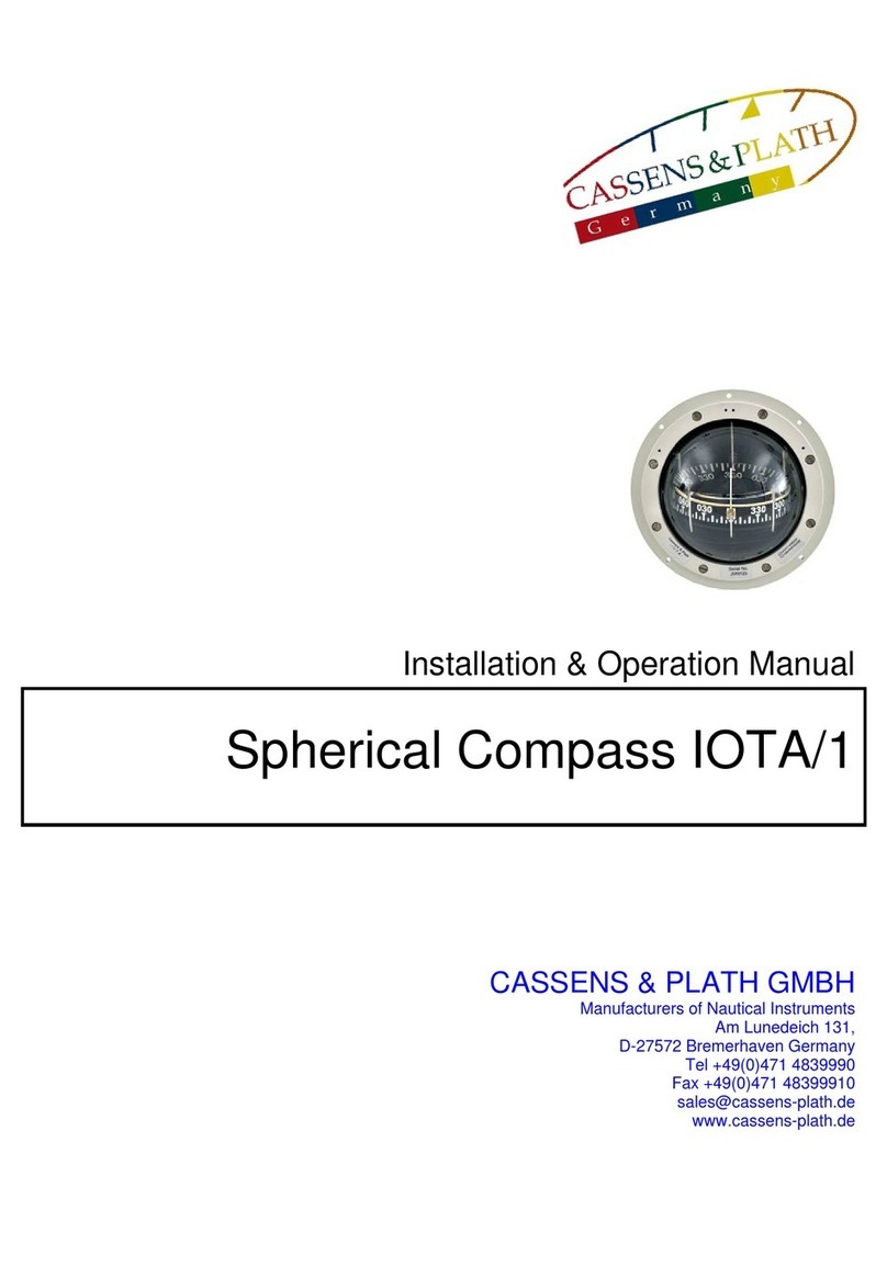 CASSENS & PLATH IOTA/1 Installation & operation manual CASSENS & PLATH IOTA/1 Installation & operation manual