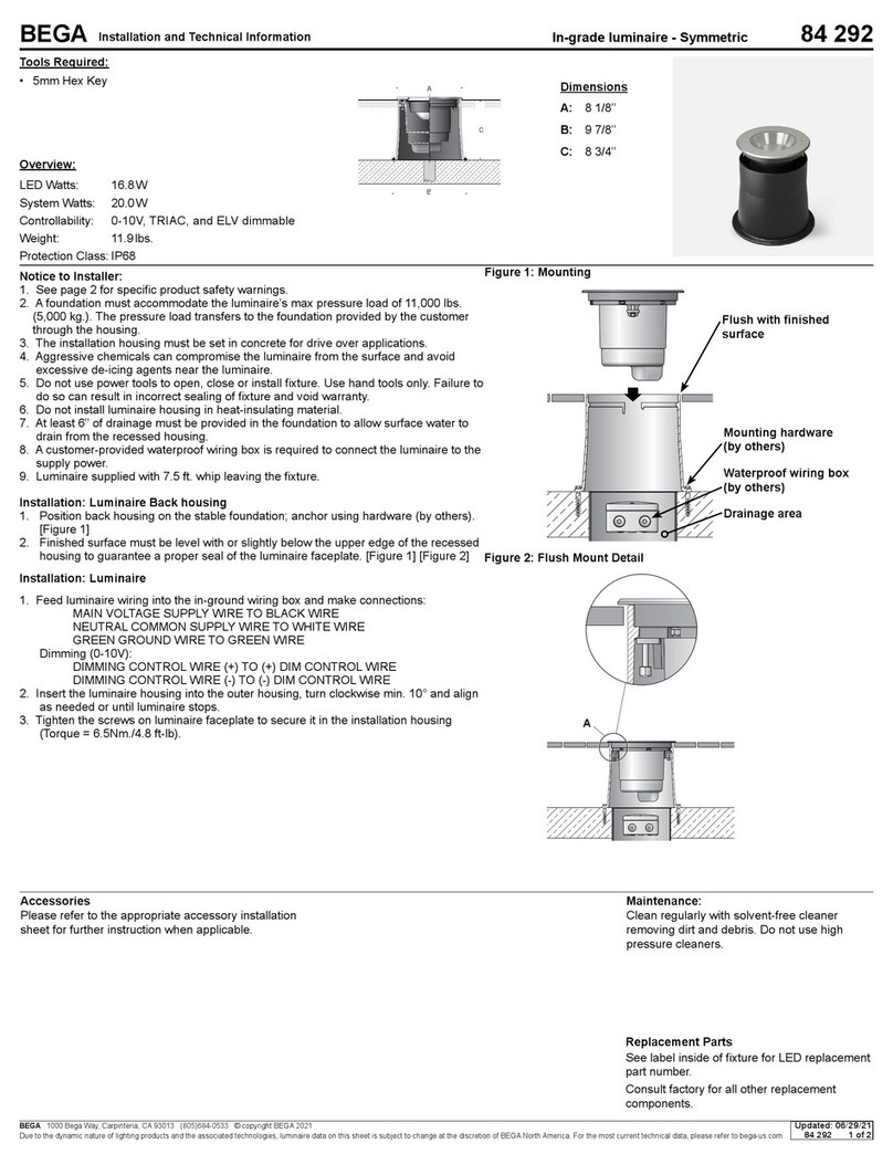 BEGA 84292 Installation