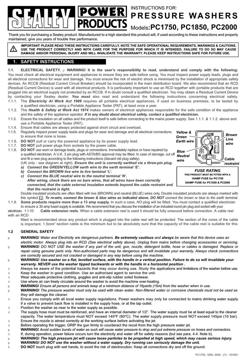 Sealey PC1750 User manual