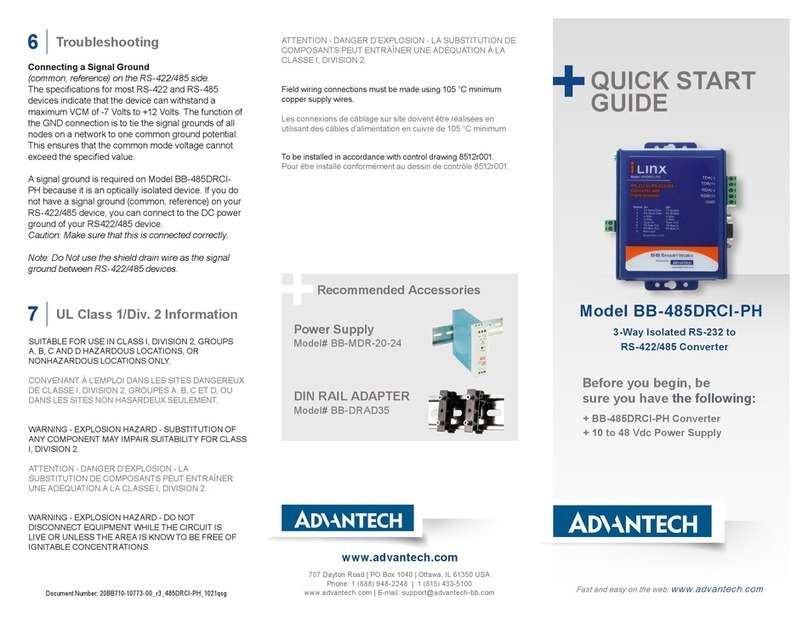 Advantech BB-485DRCI-PH User manual