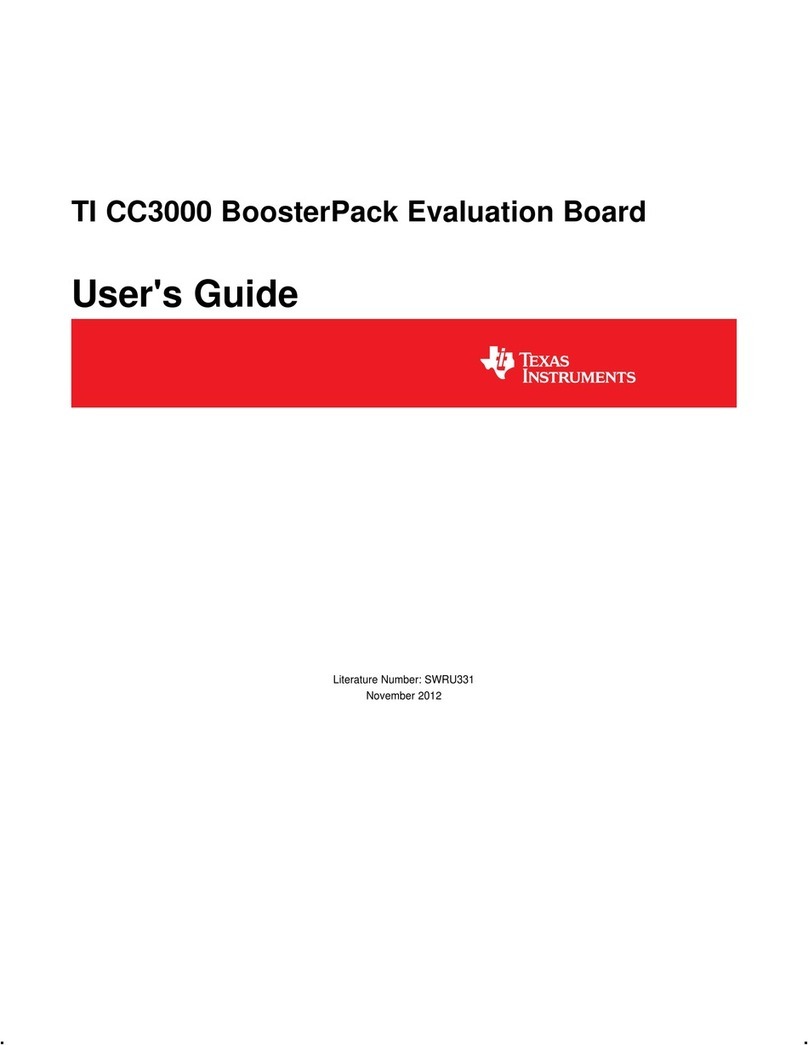 Texas Instruments TI CC3000 User manual
