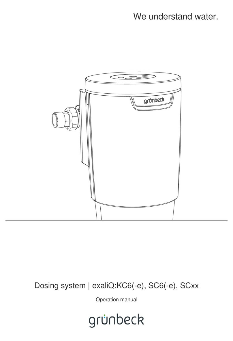 Grunbeck exaliQ:SC Series Operation manual