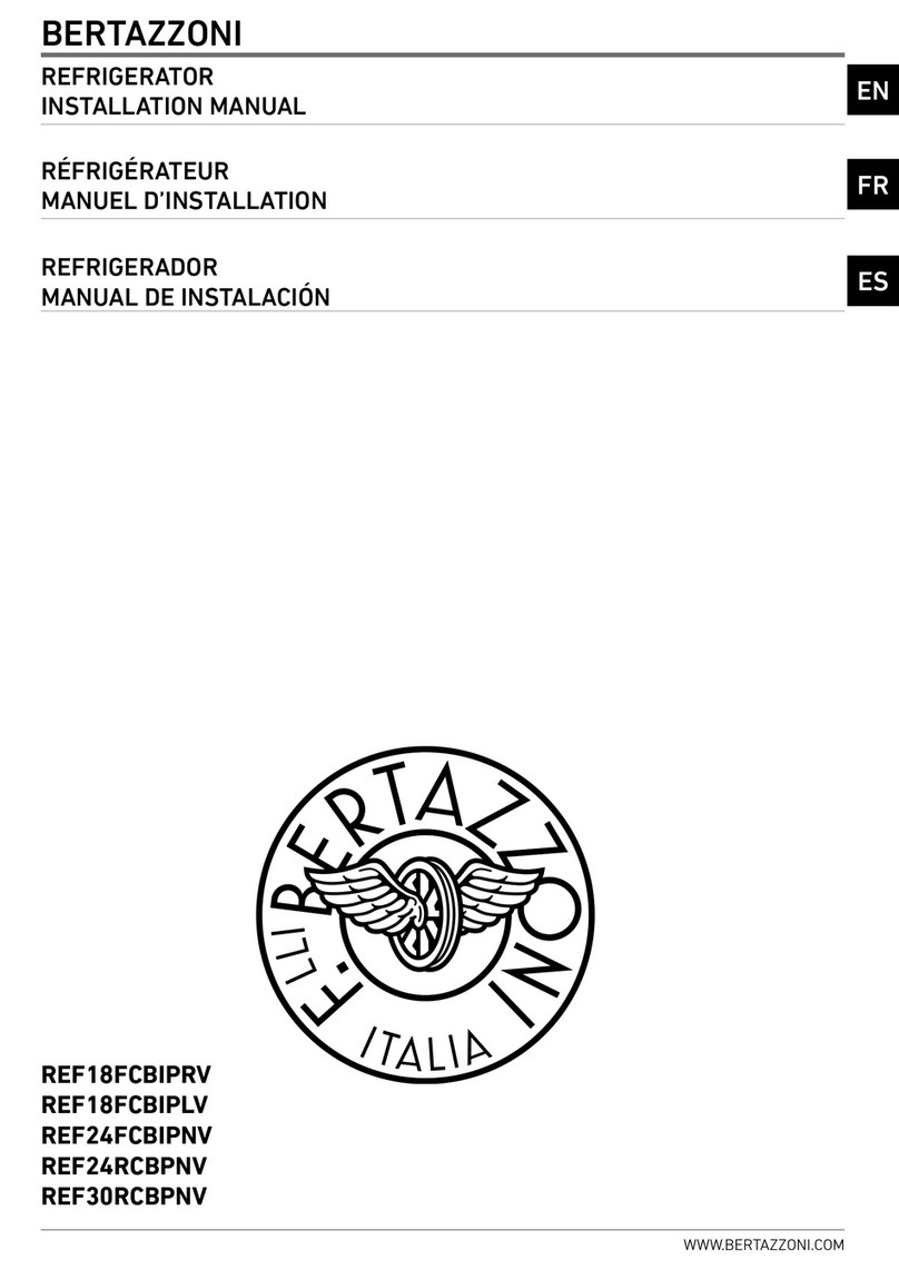 Bertazzoni REF18FCBIPRV User manual