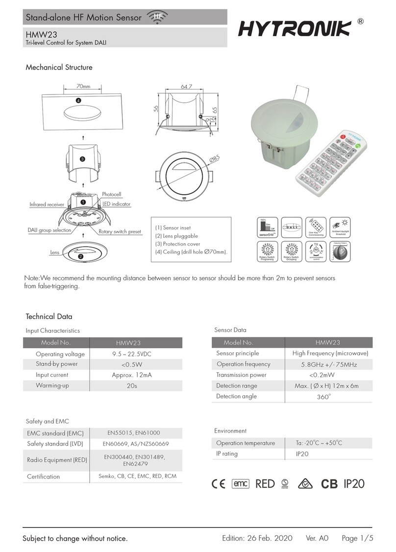 Hytronik HMW23 User manual