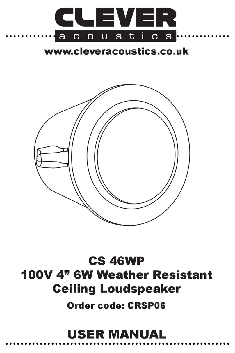 Clever Acoustics CS 46WP user manual